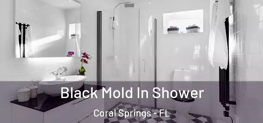Black Mold In Shower Coral Springs - FL