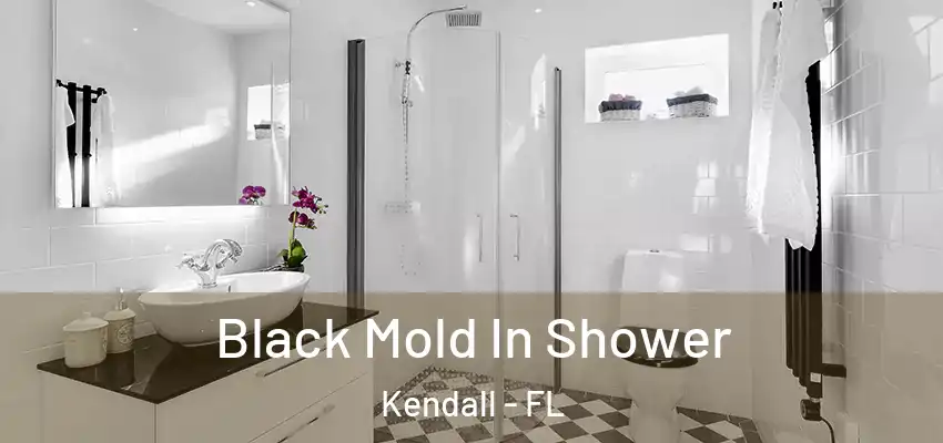  Black Mold In Shower Kendall - FL