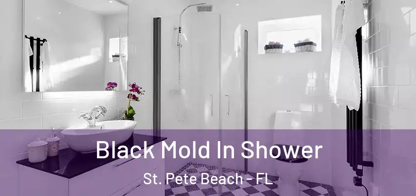 Black Mold In Shower St. Pete Beach - FL