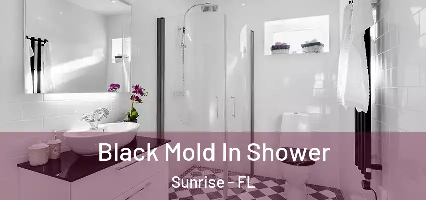  Black Mold In Shower Sunrise - FL
